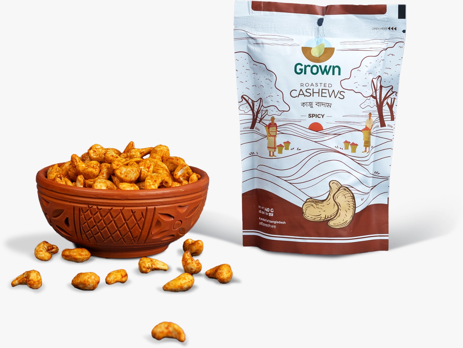 Picture of Grown Spicy Roasted Cashewগ্রৌন স্পাইচি রোস্টেড কাজু বাদাম