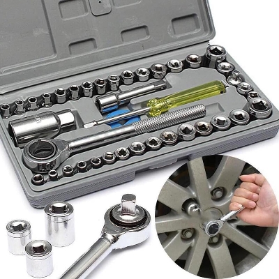 Picture of 40 in 1 Pieces Tool Kit and Screwdriver and Socket Set