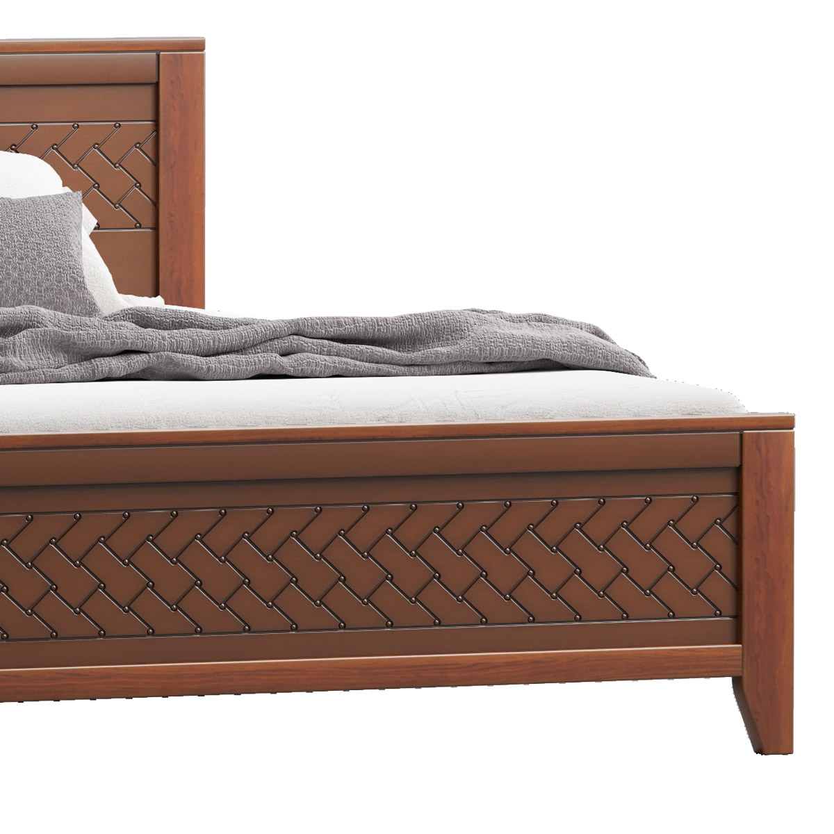 Picture of Regal Wooden Bed SEMI DOUBLE OLIVIA-BDH-345-3-1-20