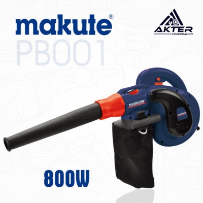 Picture of Air Blower & Vacuum [ 2 In 1 ] With Regulator Type Speed Control System 800W INDUSTRIAL QUALITY Dust Cleaning Machine ( MAKUTE PB001 )
