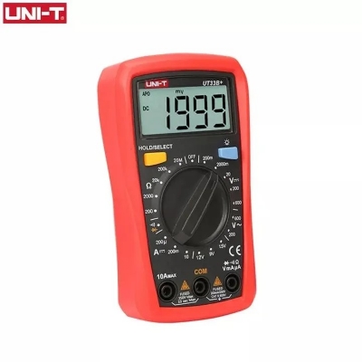 Picture of UNI-T UT33B+ Digital Multimeter - Auto Backlight Off - Loud Buzzer - Ergonomically Designed Rotary Switch - Battery Tester