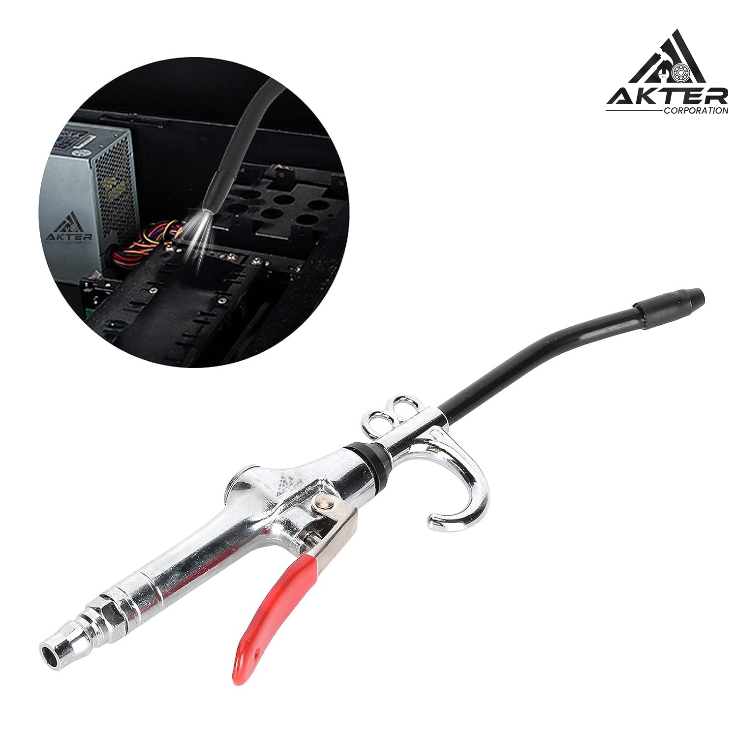 Picture of Air Dust Blower Gun / Pneumatic Air Duster / Aluminum Alloy Air Blow Gun