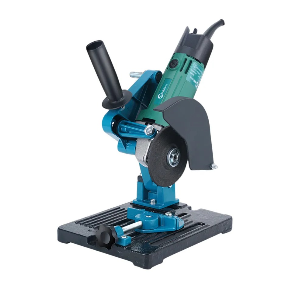 Picture of MAILTank Grinder Stand (Alluminum Alloy) compatible with 4 -5 Universal Grinder Accessories Angle Grinder Holder Woodworking Cut Tool Stand