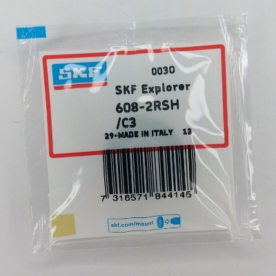 Picture of 608 2RS/ZZ C3 SKF Ball Bearing 2PC Set