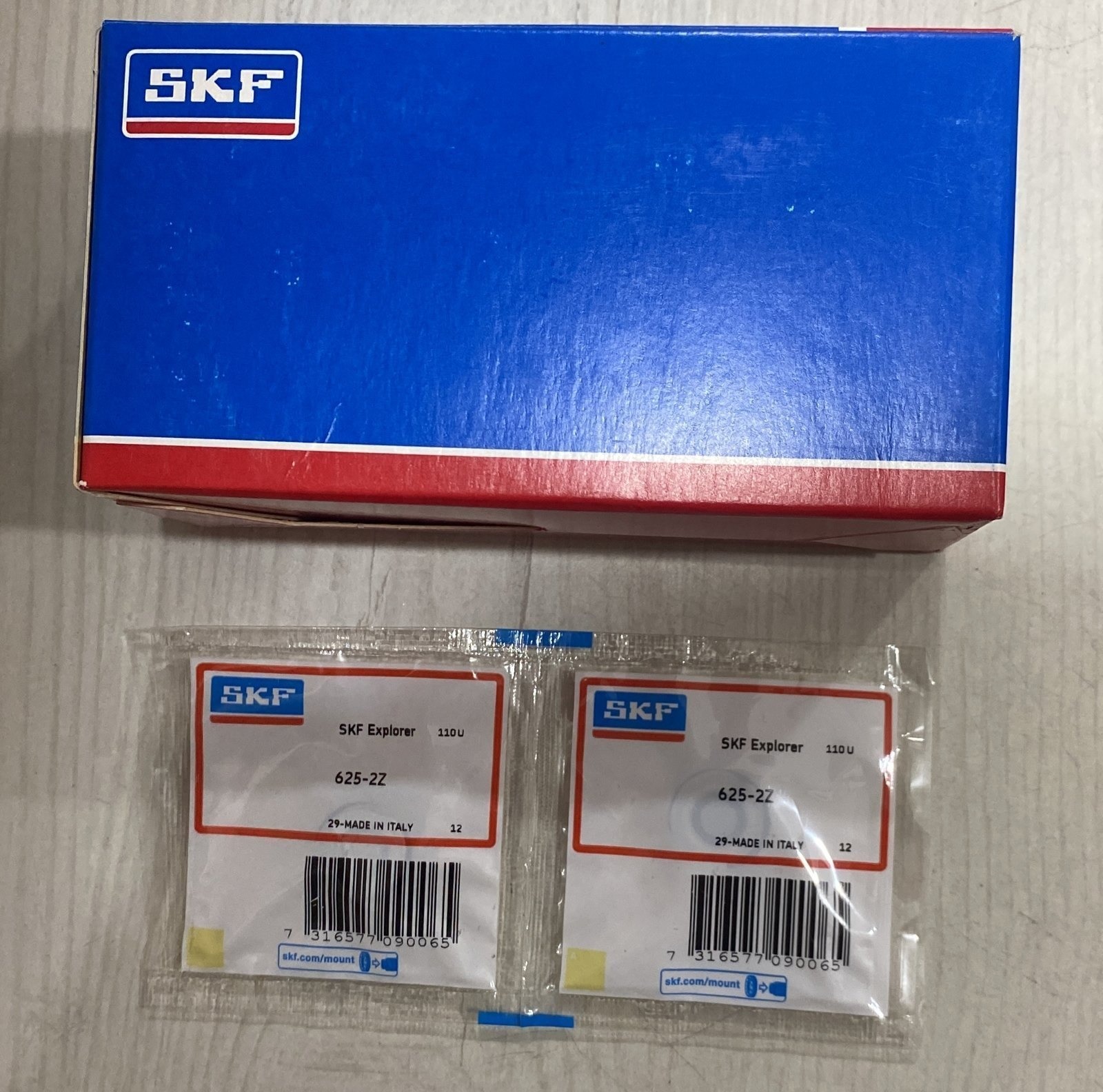 Picture of 625 2RS/ZZ  SKF Ball Bearing 2PC Set