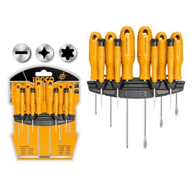 Picture of 10pcs SCREWDRIVER & PRECISION SCREWDRIVER SET INGCO HKSD1058