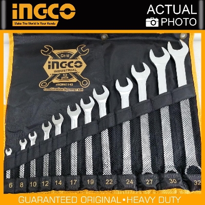 Picture of COMBINATION SPANNER SET -  12pcs Ingco - HKSPA1143