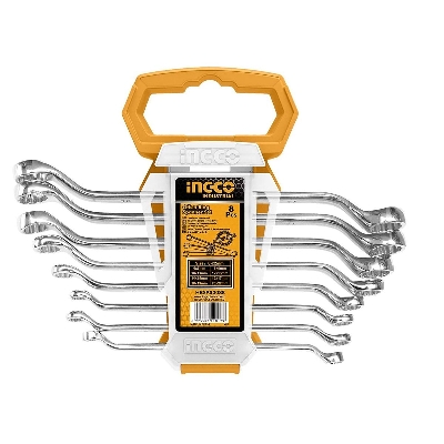 Picture of OFFSET RING SPANNER SET -  8 pcs Ingco HKSPA3088