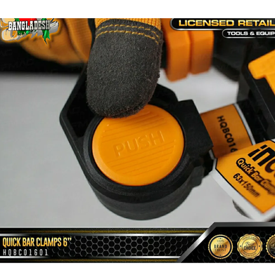 Picture of INGCO QUICK BAR CLAMP 300mm / 12" inch.
HQBC01602