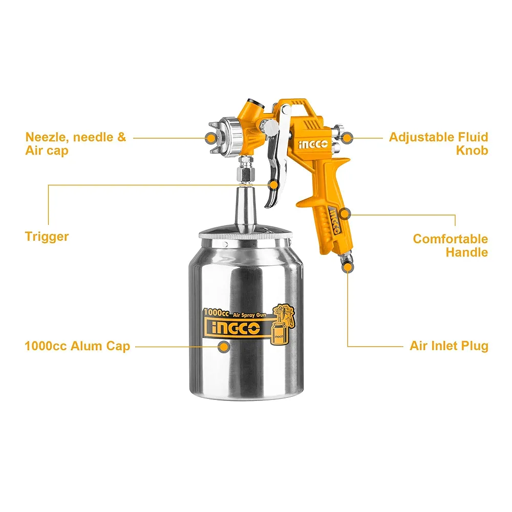 Picture of INGCO AIR SPRAY GUN ASG3105 / ASG3101