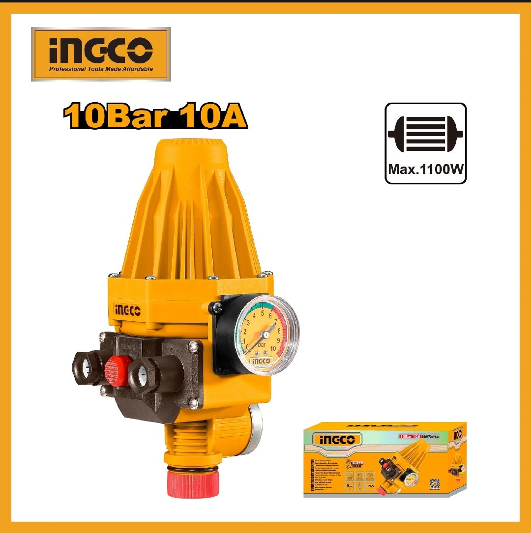 Picture of INGCO 1100W 10bar Automatic pump control WAPS002