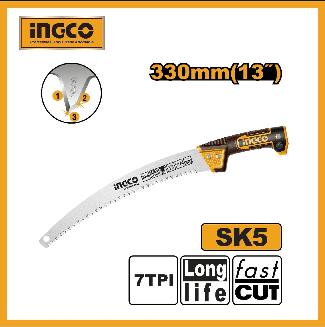Picture of INGCO 13" Pruning Saw With Extension Bar Function HPS3308