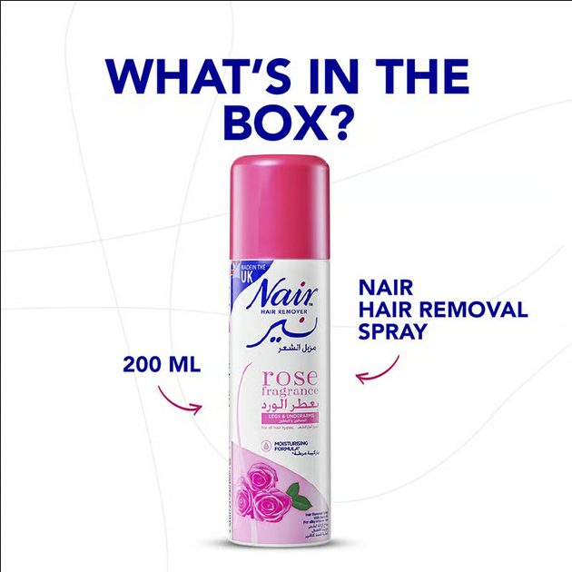 Picture of Nair Hair Removal Spray Rose (200ml) uk