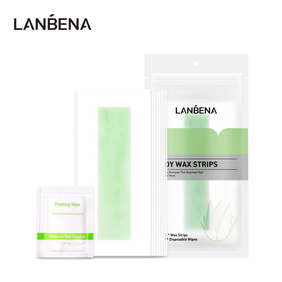 Picture of LANBENA Hair Removal Wax Paper Green - 10 Wax