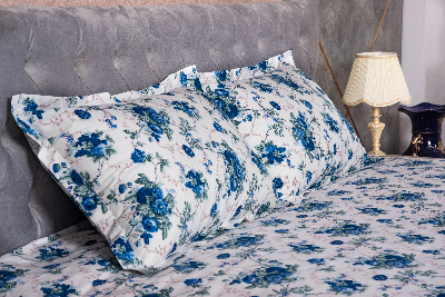 Blue Print Bed Sheet ALLORA BDonline shop bangladeshothoba.com