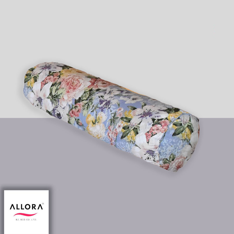 Monsoon Blooms Print Bedsheet- Heather Blue ALLORA BDonline shop bangladeshothoba.com