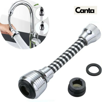 Picture of 360 Degree Adjustment Kitchen Faucet Extension Tube Bathroom Extension Water Tap Water Filter Foam Kitchen Faucet Accessories