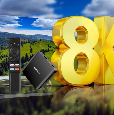 Picture of Smart TV - Television Box TV - Television98 ATV - Television Plus Android 14 Allwinner H313 2.4G /5G Dual WiFi BT 8K HD Media Player Set Top Box