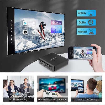 Picture of Smart TV - Television Box TV - Television98 ATV - Television Plus Android 14 Allwinner H313 2.4G /5G Dual WiFi BT 8K HD Media Player Set Top Box
