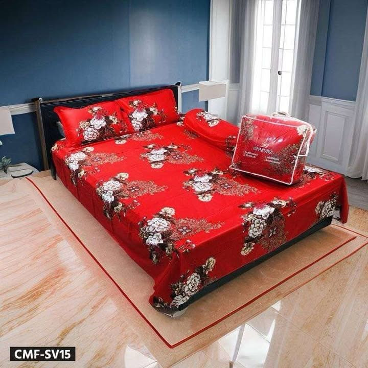 Picture of 5 Pieces Comforter + Bed Sheet Combo Set