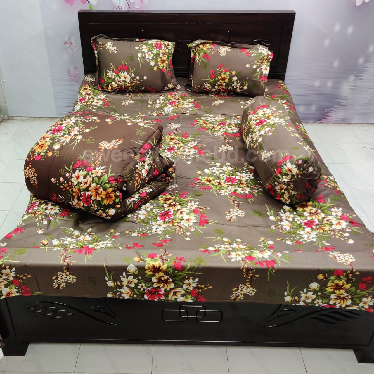 Picture of 5 Pcs Comforter + Bed Sheet Combo Set