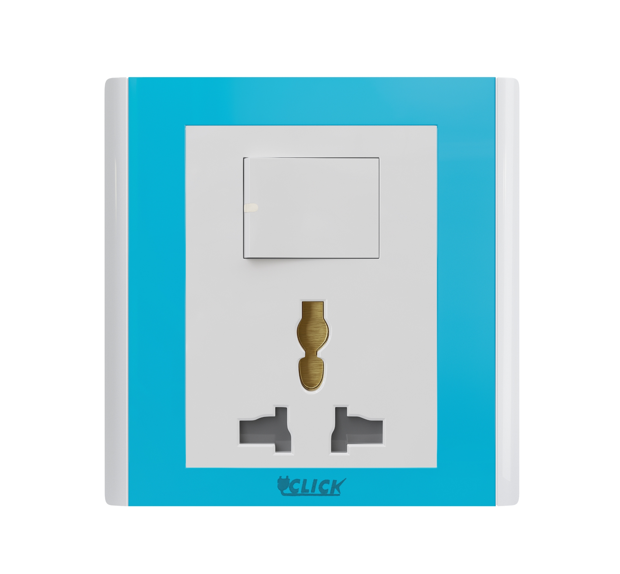 Picture of CLICK-IRISH-3 PIN Universal Socket With Switch,13A