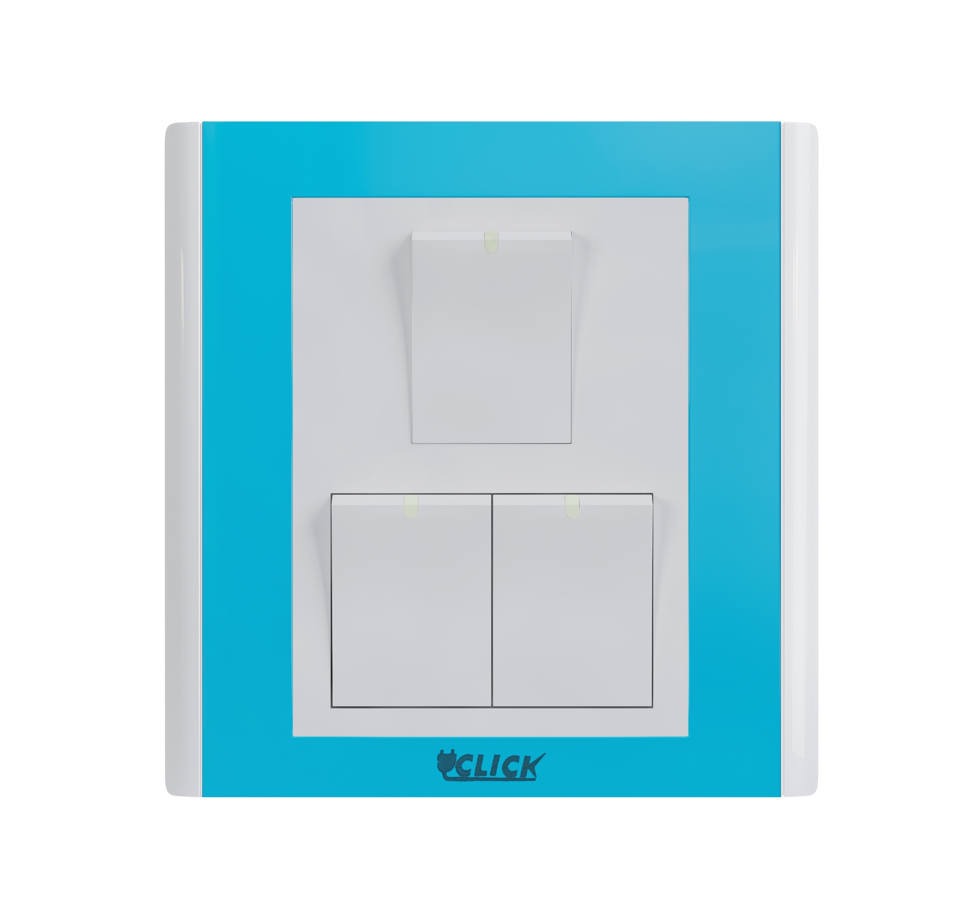 Picture of CLICK-IRISH-3 GANG 1 Way Switch