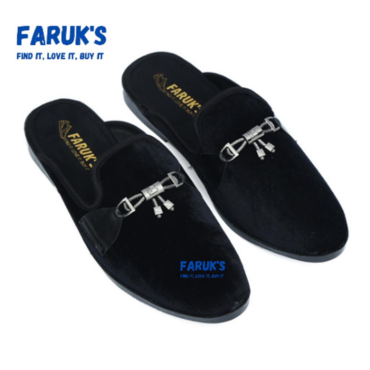 Picture of Stylish Addition - Luxury Stylish Half Shoe For Men Fashionable Premium Sandal For Men FARUK'S Flats Formal Half Shoe - Sustainable Choice