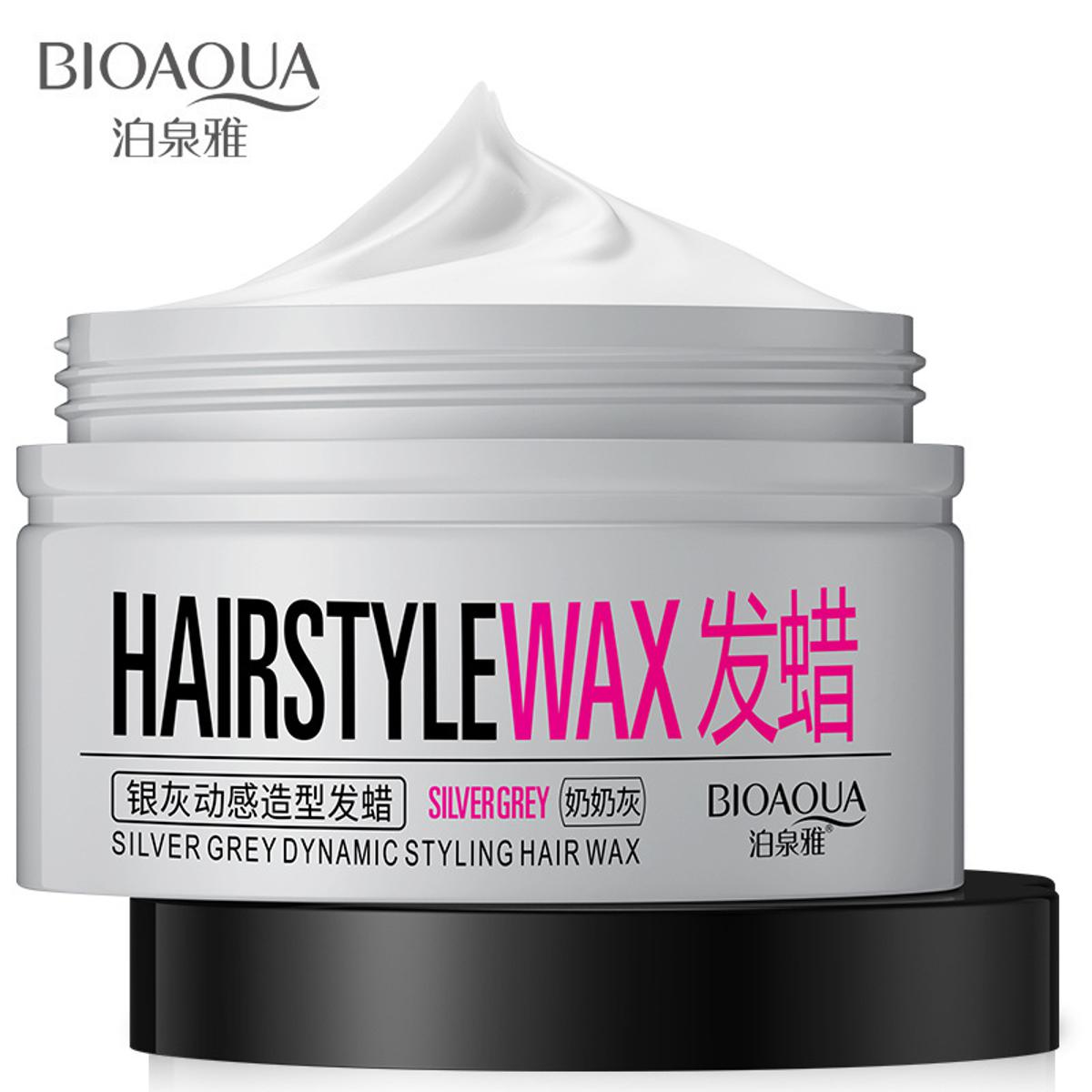 Picture of BIOAQUA Silver Grey Dynamic Styling Men's Hair Wax- 100g