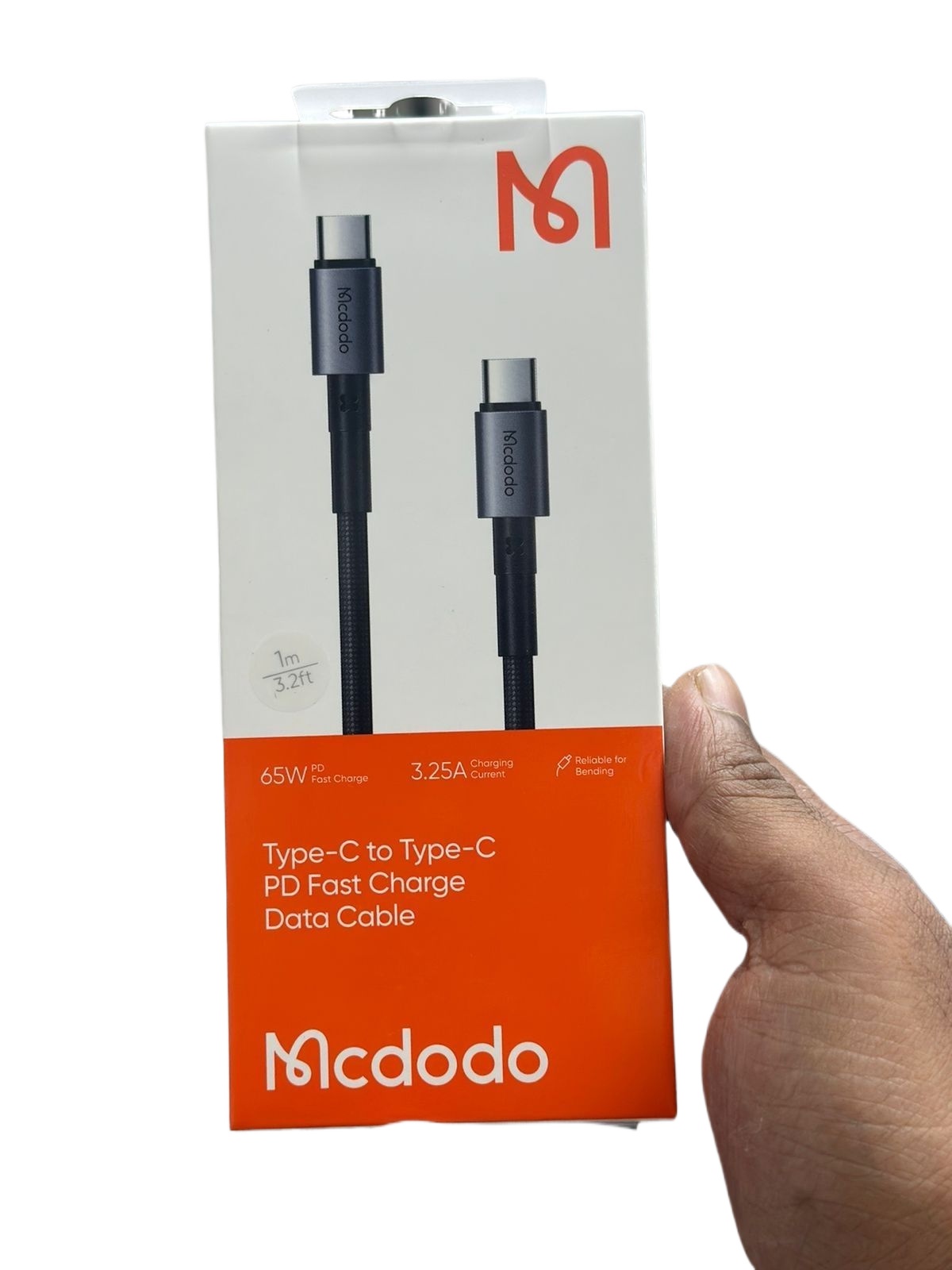 Picture of McDodo Type-C to Type-C PD Fast Charge Data Cable 65W Model no-CA-313
