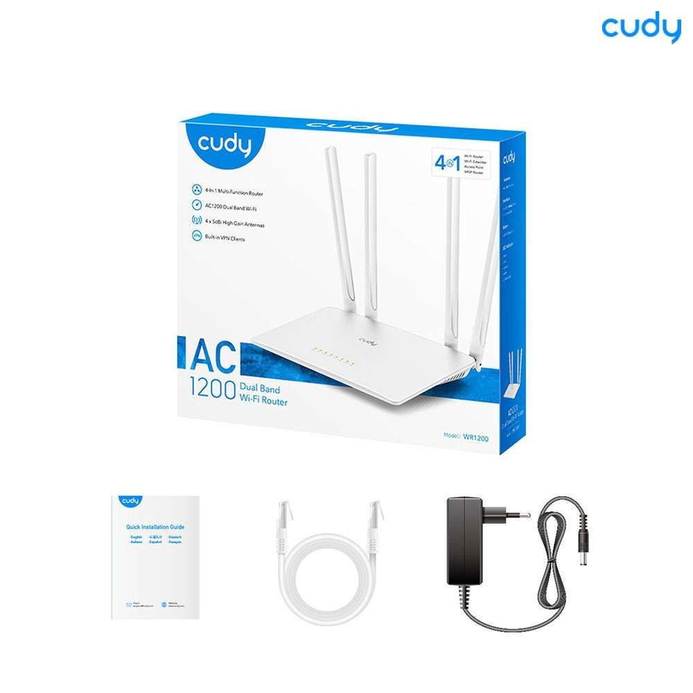 Picture of Cudy WR1200 AC1200 Dual Band 1200Mbps Wi-Fi Router
