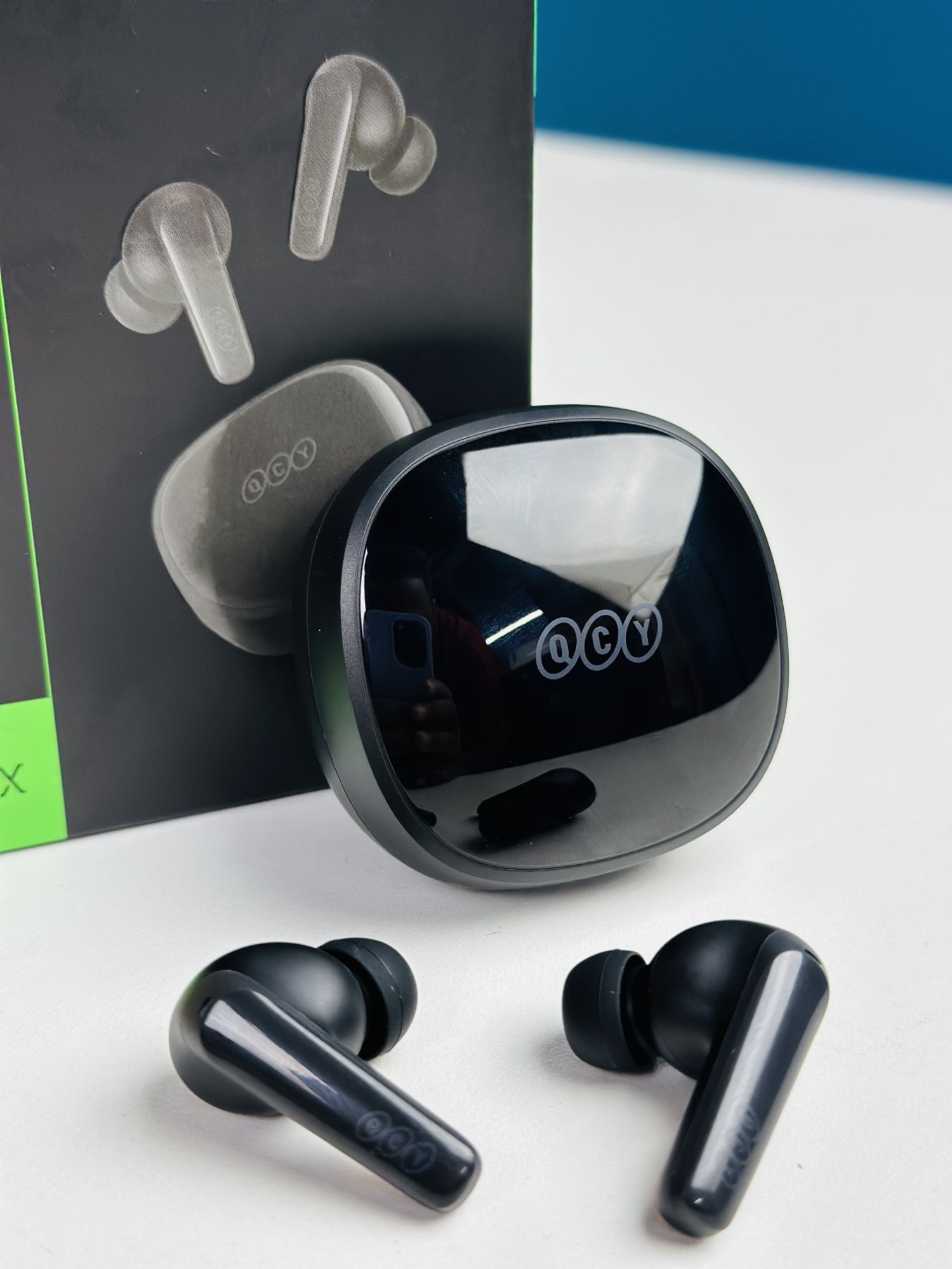 Picture of QCY T13X TWS Earbuds Bluetooth V5.3 Earphone \ No product will be return after The Seal is broken