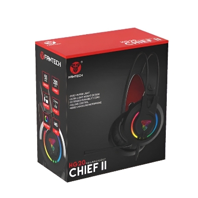 Picture of Fantech Chief II HG20 RGB USB Gaming Headphone \ No product will be return after The Seal is broken