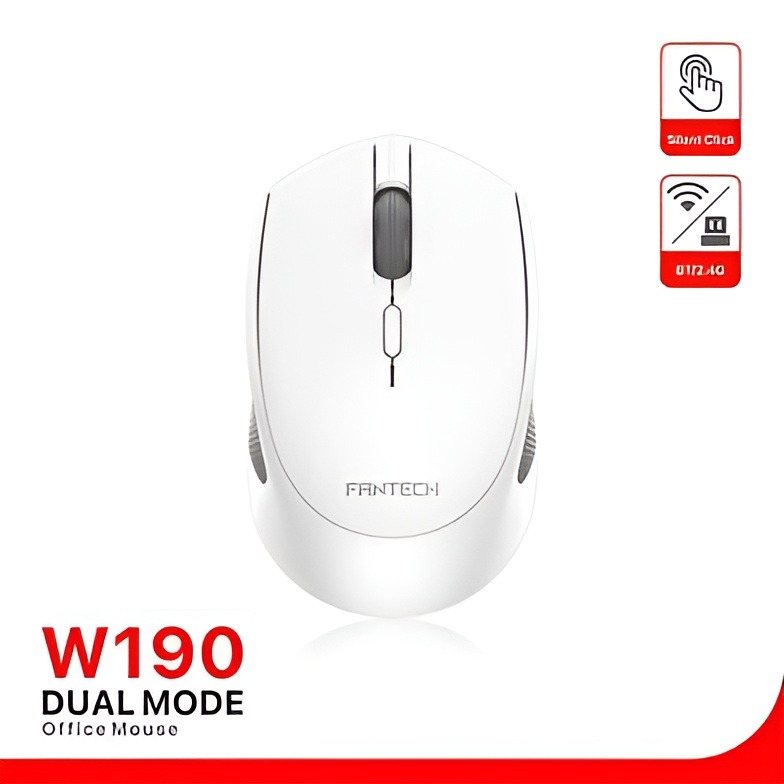 Picture of Fantech W190 Dual Mode 2.4Ghz Bluetooth Wireless Mouse Space Edition \ No product will be return after The Seal is broken
