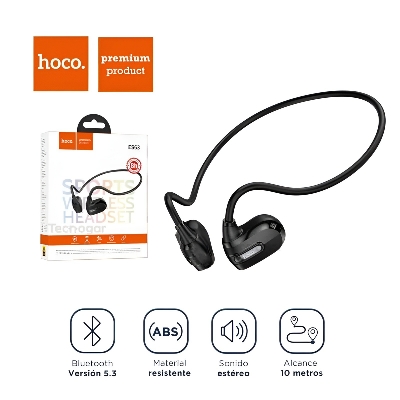 Picture of Hoco ES63 Open Ear Wireless Sports Headphones Air Conduction BT Earphones Sports Headphone No product will be return after The Seal is broken