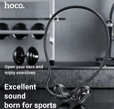 Picture of Hoco ES63 Open Ear Wireless Sports Headphones Air Conduction BT Earphones Sports Headphone No product will be return after The Seal is broken