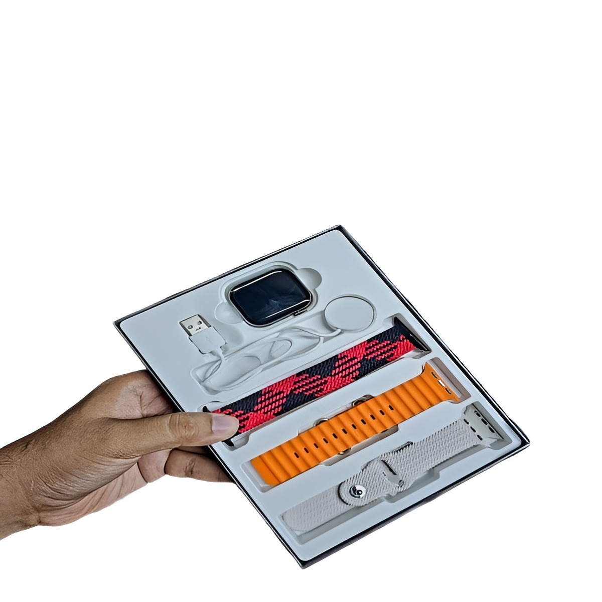 Picture of HW9 Pro Max Smart Watch (3 Straps In 1) No product will be return after The Seal is broken