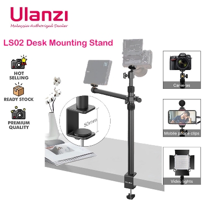 Picture of Overhead Desk Mount Stand For DSLR, DSLR & Ring Lights (Ulanzi VIJIM-LS02)