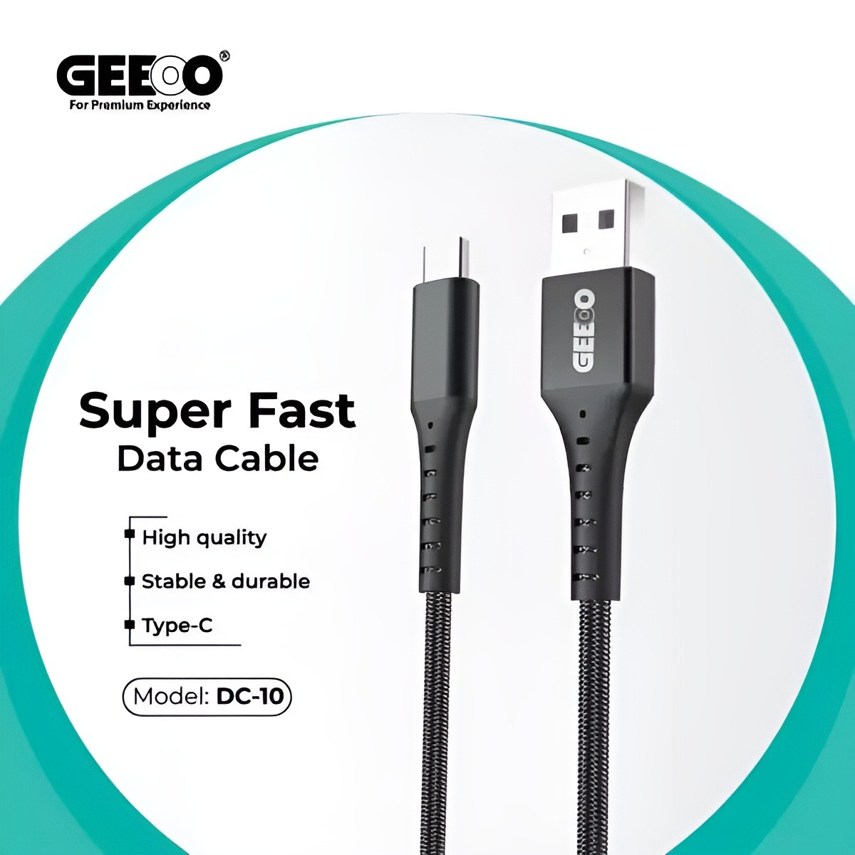 Picture of Geeoo DC-10 Type-C Short Cable