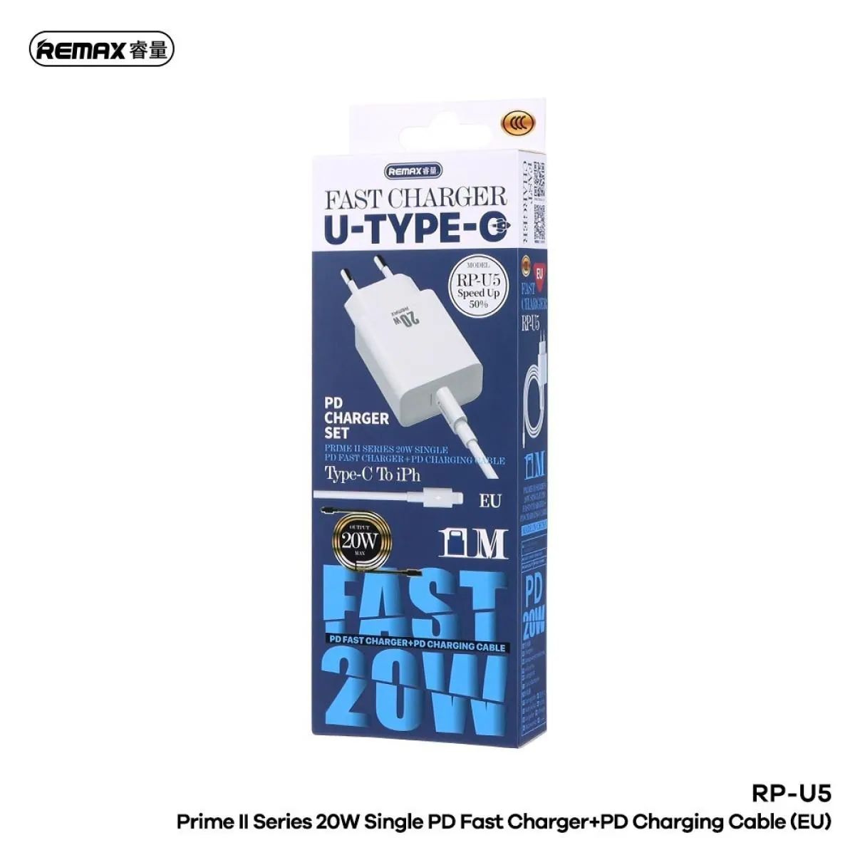 Picture of Remax RP-U5 20W Type C To Lightning Charger