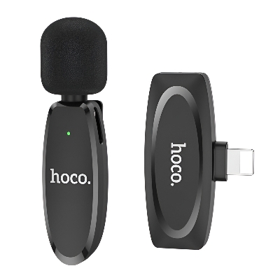 Picture of Hoco L15 Lightning Lavalier Wireless Microphone (For IPhone)