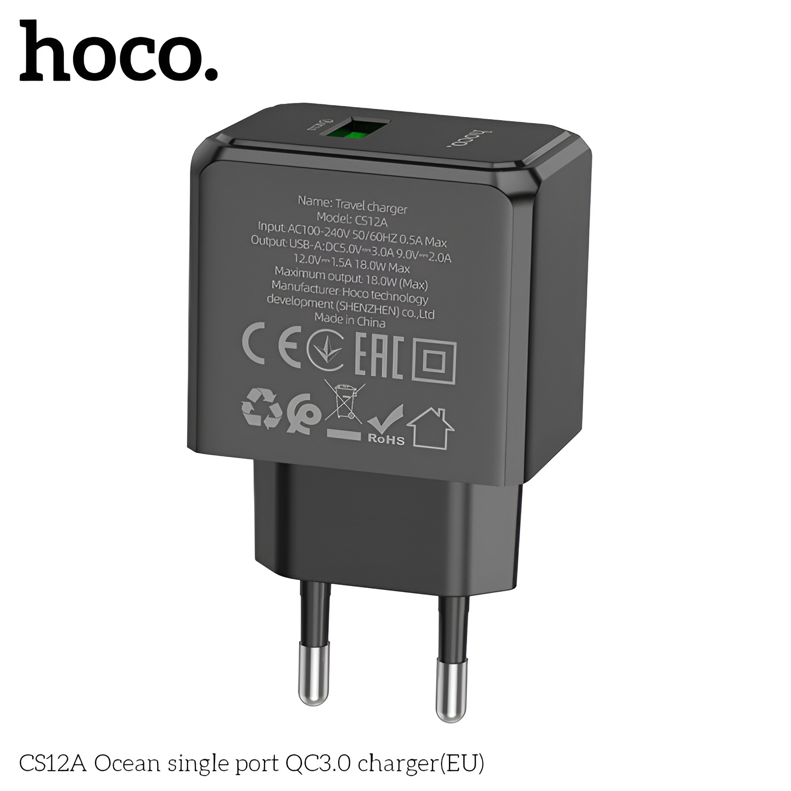 Picture of Hoco CS12A Charger Adapter With Type C Cable