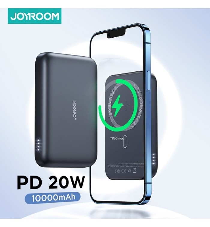 Picture of Joyroom JR-W020 20W Magnetic Wireless Charging 10000mAh Power Bank-White Color
