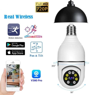 Picture of Dual Lens V380 Pro PTZ Bulb IP Night Vision Camera