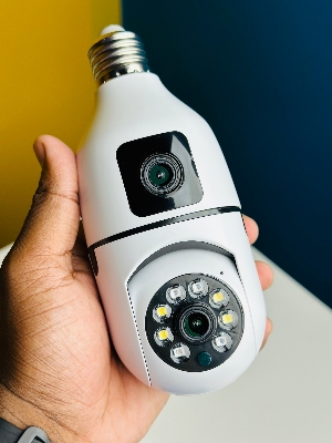 Picture of Dual Lens V380 Pro PTZ Bulb IP Night Vision Camera
