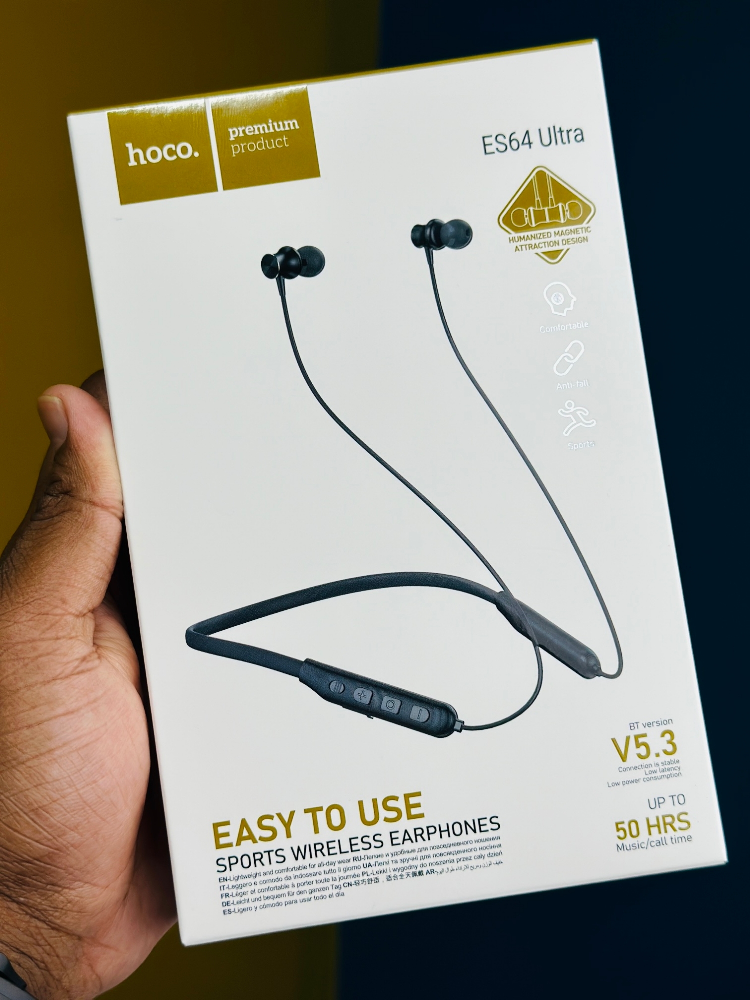 Picture of Hoco ES64 Ultra Sports Bluetooth Wireless Neckband Earphone