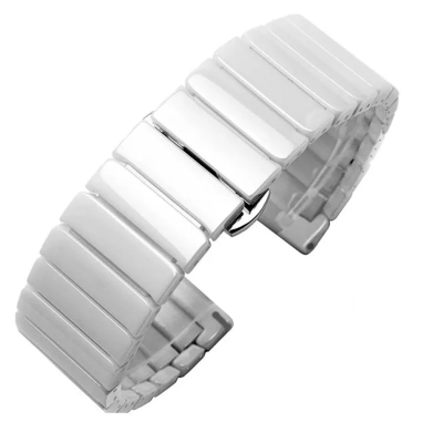 Picture of 22mm Ceramic strap for smartwatch – White