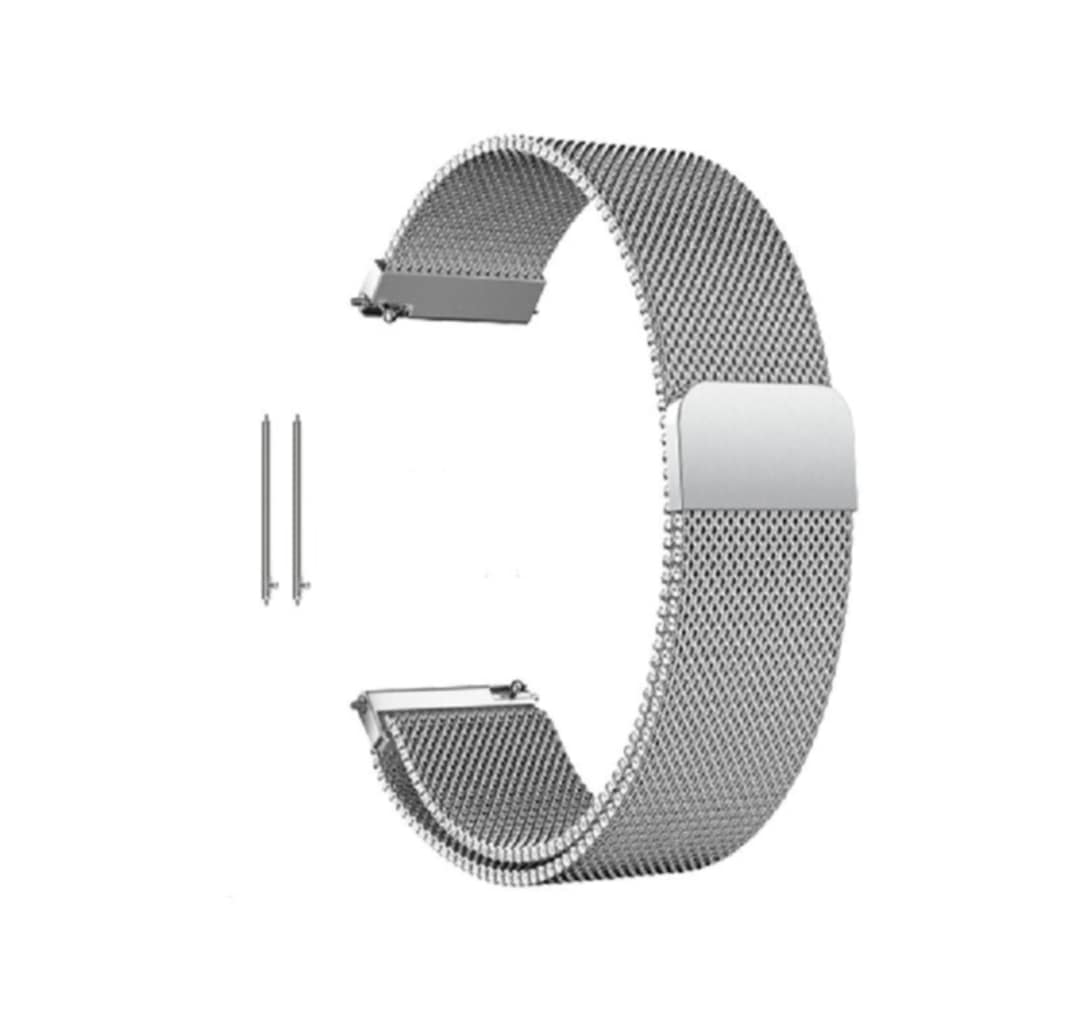 Picture of 22mm Milanese Magnetic Metal Steel Strap Flat Head Universal for Unisex Suitable For Square Shape Smart Watch