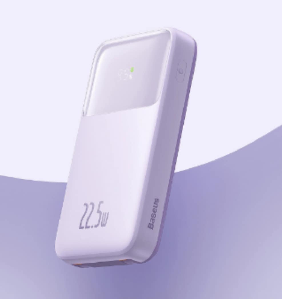 Picture of Power Bank 20000mAh 22.5W Built-in Lightning & Type-C Cable Comet Series Digital Display Fast Charge Power Bank