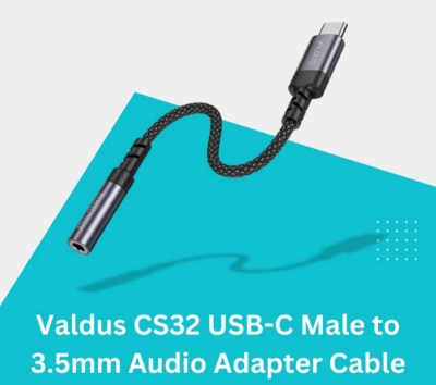 Picture of VALDUS CS32 USB-C to 3.5mm Audio Adapter Cable